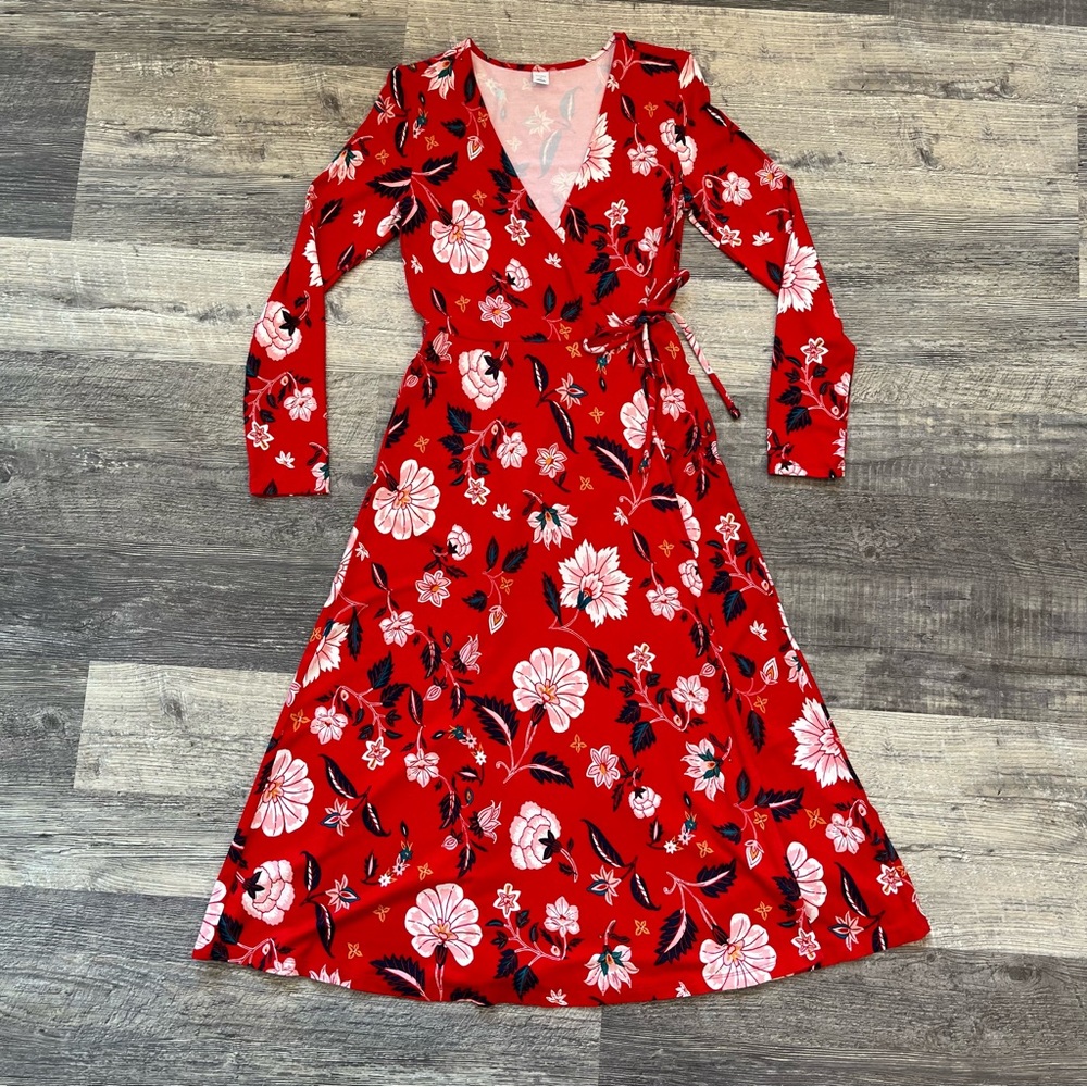 Old Navy Long Sleeve Wrap Dress Size XS Brand New Condition!